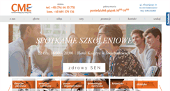 Desktop Screenshot of cme.zdrowo.pl
